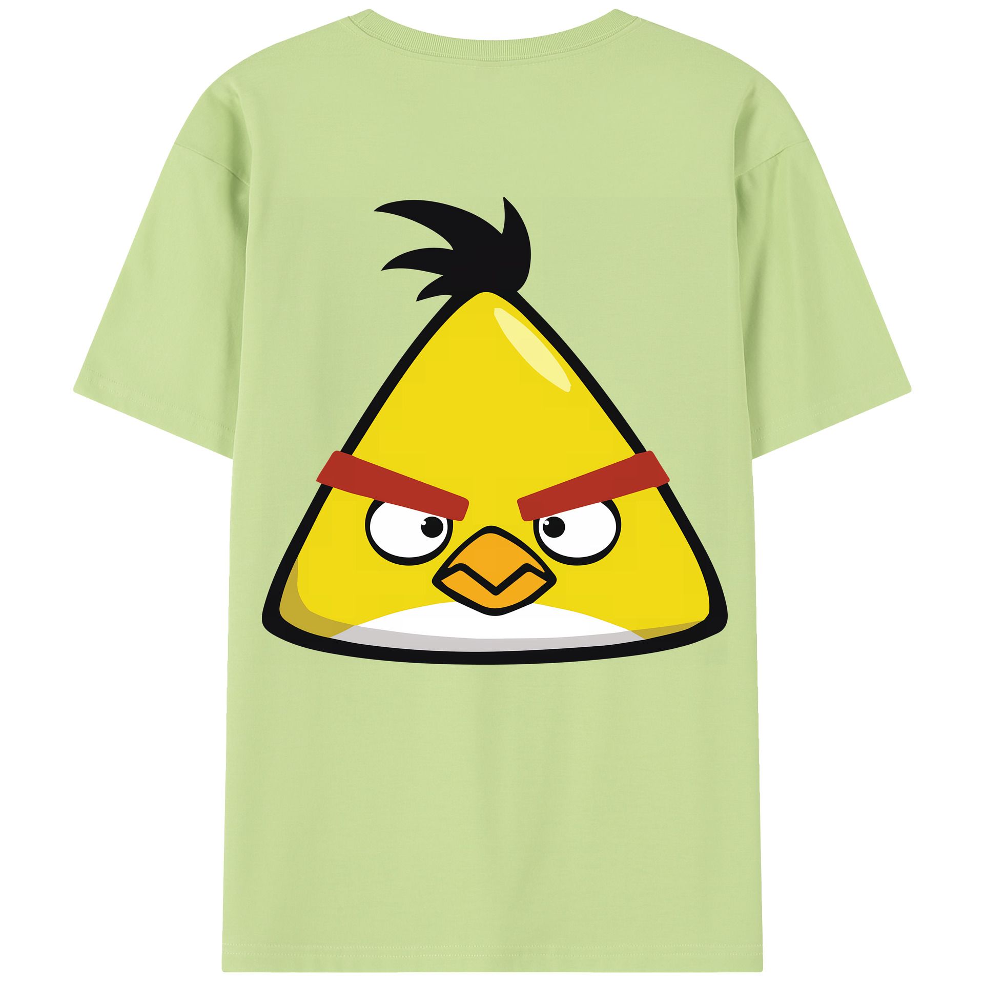 （画像用） Angry Birds アングリーバード 綿100％半袖Tシャツ（背面プリント）